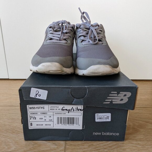 New Balance 515 Lifestyle Sneaker – Grey Silver, Women's 7.5 - Picture 9 of 12